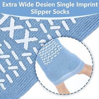 Meilleures chaussettes jetables antidérapantes à pois, épaisses et tricotées, avec logo sur le dessus pour la prévention des chutes, pour hommes adultes, usage hivernal