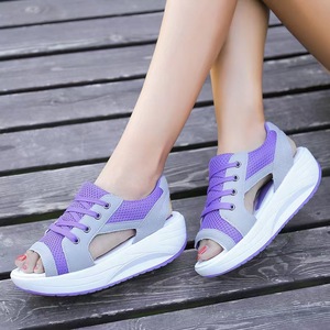 Nuovi <span class=keywords><strong>Sandali</strong></span> Estivi 2026 da <span class=keywords><strong>Donna</strong></span> Taglie Forti con Suola a Zeppa Spessa e Lacci, Scarpe da Spiaggia, Commercio Estero, Taglia <span class=keywords><strong>43</strong></span> - Product Image 3