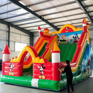 Vente flash : grand toboggan gonflable commercial de haute qualité en PVC écologique, 6mx10mx6m, pour <span class=keywords><strong>30</strong></span> enfants et adultes - Product Image 2