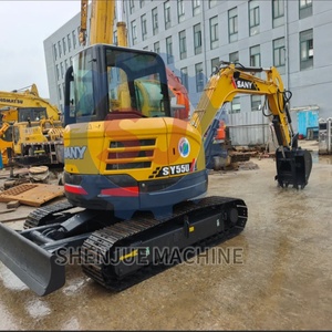 Mini-excavatrice Sany SY55U d'occasion - 5,5 tonnes - Moteur d'origine - État comme neuf à 90% - 40% moins chère que neuve - Prête à être expédiée - Product Image 1