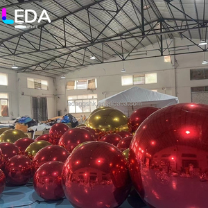 SMOOTH Gold Silver Pink <b>Inflatable</b> Ball Giant Big Shiny Balls Party Balloon Wedding Event Decor Christmas <b>Large</b> Mirror Ball - Product Image 6