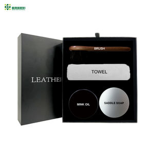 Juego de jabón de aceite de visón y sillín, botas de limpieza y acondicionamiento, kit de limpieza de zapatos, producto de cuidado de cuero suave, kit de cuidado de cuero - Product Image 1