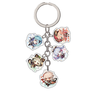 20 Nuevos Diseños, Set de 5 Piezas, Llavero de Acrílico Transparente de <span class=keywords><strong>Anya</strong></span> Strawberry de Anime para Mochilas y Colgantes - Product Image 3
