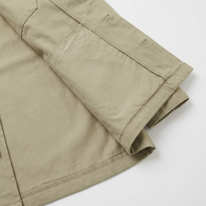 <strong>Men's</strong> Shacket <strong>Shirt</strong> Jacket OEM Manufacturer Custom Minimalist Cotton <strong>Linen</strong> Blend Pre-shrunk Slim Fit Urban Outerwear <strong>UK</strong> - Product Image 3