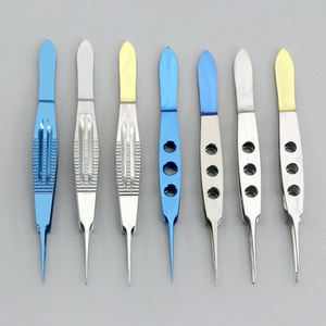 Pinces de précision pour double paupière, instruments microchirurgicaux manuels pour la chirurgie esthétique, en acier inoxydable/alliage de titane - Product Image 5