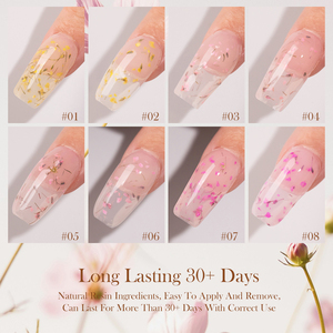 Gel de Construction Sans HEMA Inodore Non Irritant pour Ongles Sensibles Soin des Ongles Gel de Construction Nude Flowder - Product Image 6