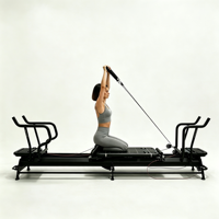 Machine de Pilates Reformer Professionnelle en Aluminium pour Studio Commercial, Équipement de Fitness pour Entraînement à Haute Intensité avec 5 Ressorts