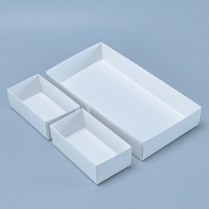 Caja de embalaje de productos secos para dumpling de <span class=keywords><strong>sushi</strong></span> personalizada, plato plegable desechable con soporte interior, bandeja de papel - Product Image 2