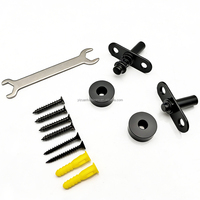 Pièce de fixation pour porte tournante, axe central rotatif, porte en bois, charnières universelles à pivot pour écran