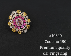 Anillo de Dedo Ajustable de Latón con Circonita Cúbica Chapada en Oro, Joyería de Moda para Boda y Compromiso, Regalo para Mujer - Product Image 2