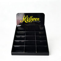 Support d'affichage de comptoir en acrylique personnalisé, boîte d'affichage PDQ de bureau pour la vente au détail de cosmétiques et de maquillage avec impression de logo OEM ODM