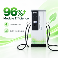 Chargeur rapide pour véhicules électriques HAIDIRA 120-400 kW avec armoire de couleur claire pour climat chaud
