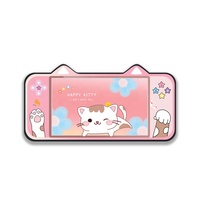 Fabrikpreis Beheiztes Rutschfestes Gummi-Tastatur-Laptop-Gaming-Büro-Animations-Mädchen Benutzerdefiniertes Großes Kawaii Niedliches Katzenohr-Mauspad