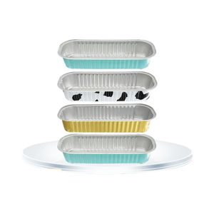 Plaques <span class=keywords><strong>de</strong></span> cuisson ovales en aluminium pour poisson, fruits <span class=keywords><strong>de</strong></span> <span class=keywords><strong>mer</strong></span>, grillades, rôtissage et service - Product Image 4