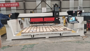 Nhiệm vụ nặng nề Máy đá cẩm thạch blide cầu thấy 5 trục cho đá Granite Máy cắt - Product Image 2