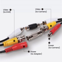 Cable Coaxial RCA de Cobre Desnudo para Audio y Video HD, Cámara de Seguridad para Sistemas CCTV DVR, en Oferta