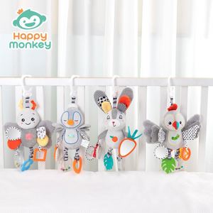 Factory Wholesale Happy Monkey Children Soothing <b>Toys</b> Baby <b>Cot</b> Mobile Hanging Rattle Crib Mobile Newborn Intellectual Gift - Product Image 4