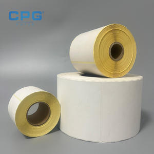 Autocollants personnalisés de haute qualité 50x30mm, autocollants thermiques directes 50x25 pour étiquettes d'expédition - Product Image 1