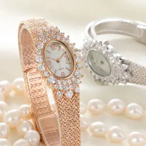 Christmas gift Japan movement Miyota stainless steel diamond watch women luxury branded bracelet for women