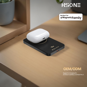 เครื่องชาร์จแม่เหล็กไร้สาย3 in 1แบบบางพิเศษพร้อมจอแสดงผลดิจิตอลอะลูมิเนียมอัลลอย20W ชาร์จเร็ว F21L - Product Image 2