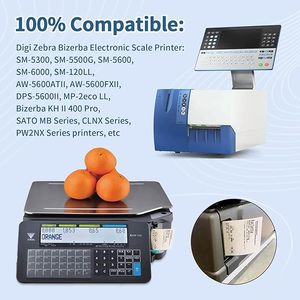 Miễn phí mẫu 4 inch tái sử dụng nhãn nhiệt trực tiếp linerless dính Sticker Glossy nhựa Mã Vạch 3 inch lót ít giấy cuộn - Product Image 2