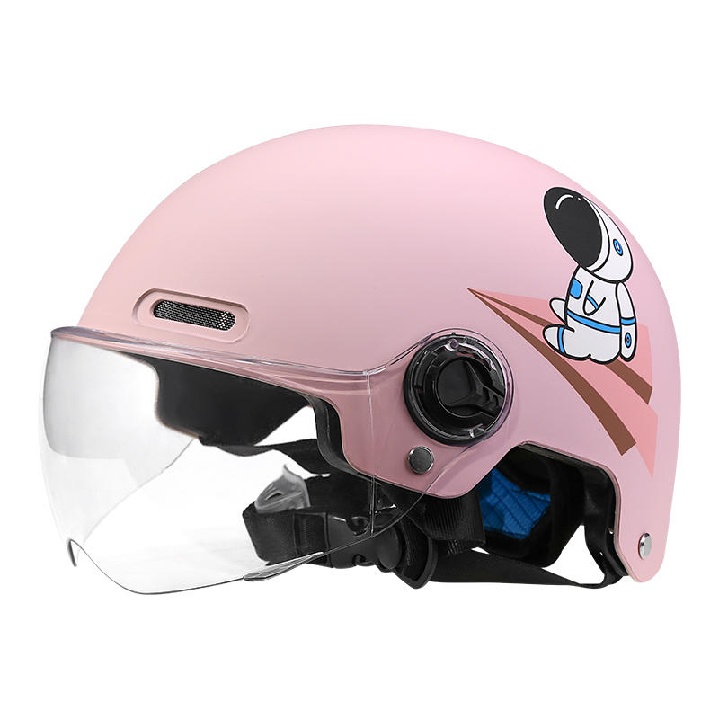 Astronaute avion en papier rose