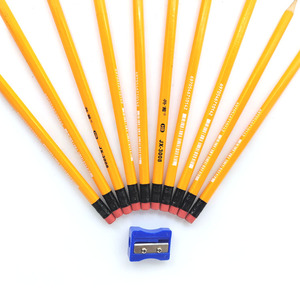 Juego de Lápices Ecológicos para Estudiantes, Lápices de Madera Amarillos con Minas HB y Sacapuntas Gratis - Product Image 4