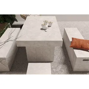 Silla Público de lujo jardín Asientos patio Banco asiento Silla al aire libre moderno