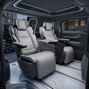 Siège de voiture personnalisé en cuir Fortune M7, ventilation réglable, multifonctionnel - Product Image 3