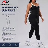 Combinaison de yoga une pièce sans couture en Spandex/Nylon, style européen et américain, grande taille, color-block, pour femme, avec bretelles croisées, magnifique