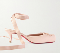 Nouvelles Chaussures de Mariage Élégantes et Sexy à Talon Chaton, Style Ballerine, Bout Carré, Dessus Fermé avec Nœud, Bride Cheville et Lacets pour Femme