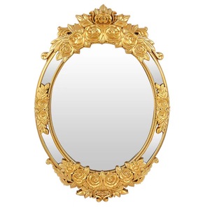 Nordique américain Vintage mural sculpté en relief fond vanité <span class=keywords><strong>miroir</strong></span> salon <span class=keywords><strong>couloir</strong></span> classique luxe décor - Product Image 1