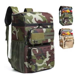 Custom Logo Waterproof Polyester Insulated <b>Cooler</b> <b>Backpack</b> for Men Women Leakproof Soft Lightweight 24L Capacity - Product Image 1