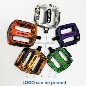 Pédales de vélo à roulement en nylon deux couleurs Splatter Bmx Bike Pedal - Product Image 2