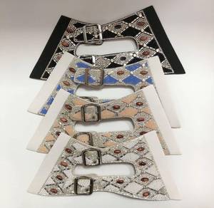 Sandalias y zapatillas de diamantes de agua con varios elementos de estilo étnico popular y de moda nuevas personalizadas con parte superior - Product Image 1