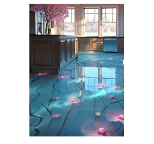 <span class=keywords><strong>Pintura</strong></span> Epoxi Autonivelante de Alta Dureza, Resistente a los Arañazos y al Desgaste, para Pisos <span class=keywords><strong>3D</strong></span>, Revestimiento Líquido de Resina Transparente para Pisos - Product Image 5