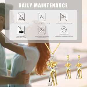 Set regalo personale ti amo <span class=keywords><strong>per</strong></span> sempre collana abbraccio in acciaio inossidabile <span class=keywords><strong>per</strong></span> <span class=keywords><strong>lui</strong></span> e la collana della sua coppia - Product Image 4