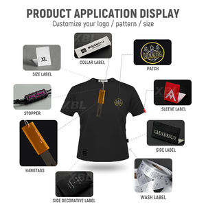 Garment Woven Clothing <strong>Label</strong> Custom Brand Garment Woven Fabric <strong>Label</strong> for Clothing Brand - Product Image 3