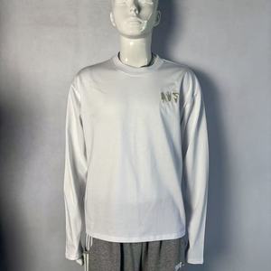 <span class=keywords><strong>T</strong></span>-shirt Oversize Premium Personalizzata da Uomo in Stile Streetwear, 100% Cotone Pesante, Manica Lunga con Spalle Scese - Product Image 5