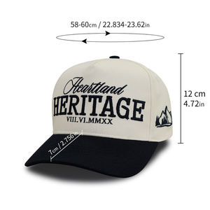 Gorra de Béisbol Personalizada con Logotipo Bordado en 3D, 5 Paneles, 2 Tonos, Gorra Deportiva, Venta al Por Mayor, Fabricante OEM, Unisex, para Exteriores - Product Image 6