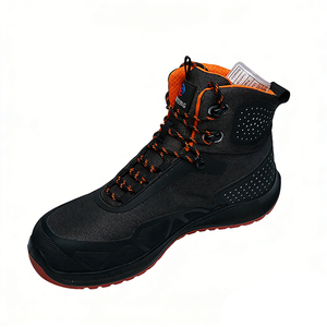 נעלי בטיחות תעשייתיות גבוהות נגד ריסוק עם מגן בוהן קומפוזיט ו-TPU לגברים ונשים - Product Image 4