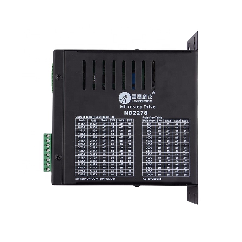 Микродрайверы с ЧПУ Leadshine, оригинальный микрошаговый драйвер Nd2278 для гравировального станка, ЧПУ роутер Nema34, драйвер шагового двигателя