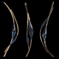 Lámpara de Araña Moderna con Diseño de Grupo de Pájaros en Vuelo, Lámpara Colgante Creativa de Cristal con Forma de Pájaro para Decoración de Hogar, Hotel o Vestíbulo