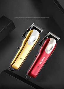LCD 무선 제로 노치 T 블레이드 헤어 클리퍼 컨투어 악기 살롱 가위 USB 충전 이발사 남성 면도기 - Product Image 6