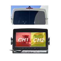 Caméra de recul avec vision nocturne 24V DC, écran IPS 7 pouces 1080P AHD pour Mercedes Sprinter (2019-présent), boîtier de caméra