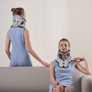 Alphay perangkat dekompresi tulang belakang tiup, perangkat traksi dukungan leher untuk pereda nyeri leher tengkuk yang dapat disesuaikan - Product Image 5