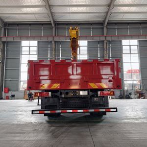 Camion-grue Shacman 4x2, 240 CV, 10 tonnes, flèche à 5 sections, véhicule de levage et de transport de matériaux de construction pour l'aménagement paysager municipal - Product Image 6