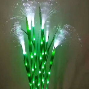 Led Fiber Optic Lights 1.45M Outdoor Waterproof Green Stem With <b>Remote</b> <b>Control</b> <b>For</b> Garden Decoration - Product Image 3