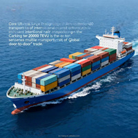 Agent maritime FCL à prix le plus bas, transitaire logistique, porte à port, Chine vers le Mexique, États-Unis, Canada, tous les ports, conteneur 20GP 40H, CIF