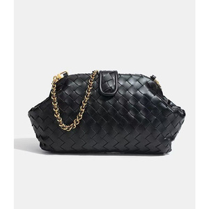 Sac à bandoulière personnalisé pour femme, sac coquille tissé à chaîne, grande capacité, sac nuage, sac à bandoulière unique et tendance - Product Image 2